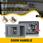 For Toyota Inside Interior Door Handle Right Left Set Gray Pickup 4runner Tacoma