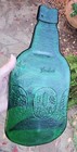 Vtg 13 5  Grolsch Lager Magnum 1 5 Liter Green Beer Glass Empty Bottle Flattened