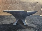 Cast Steel Anvil 113 Lbs Single Horn Anvil High Hardness Rugged Round Horn Anvil