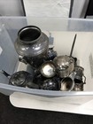 Silverplate Scrap Lot Serving Items  Poole  Pairpoint  Etc  13 Lbs