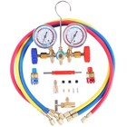 3-way Ac Manifold Gauge Set  Hvac Charging Tool For R404a R134a Refrigerant  Qui