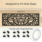 4 Pcs Stair Treads Non-slip For Indoor   Outdoor Stairs  29 X 9 5 Inch Heavy    
