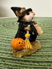 Wee Forest Folk M-120 Witchy Boo 1984 Ap Wff Mint Broom Halloween