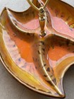 Rare Huge Mcm Cal  Orig  Usa  617 Glazed Ceramic Ashtray Vintage Bowl