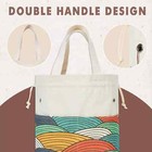 Togetrue Yarn Bag  Knitting Crochet Tote Storage Bags Color Arc 