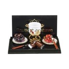Miniature Dollhouse 1 12 Scale Reutter Chocolate Fondue Set - 1 417 6