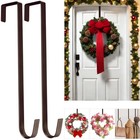 12  Non-scratch Metal Wreath Hanger For Front Door - Durable Door Decor Hook