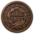 1851 Braided Hair Large Cent Extremely Fine Xf Coin  19460