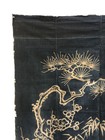  Indigo Tsutsugaki Noren Meiji Era Cotton Fabric Pine Bamboo Plum 71x37inch 