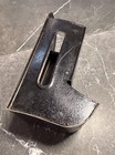 Vintage Fulton 44b Black Tin Wall Mount Matchbox Holder Fireplace Match Safe