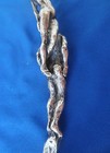Antique Vintage Heavy  De Decker  9 3 4   Naked Man women 3 100 Sculptured Spoon