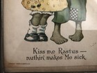 Antique Schafer   Vater 1910-20 5x7 Kiss Me Rastus-nuthin    Makes Me Sick Picture