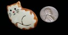 Cat Lover Fashion Lapel Hat Pin Artisan Ceramic 