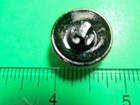  1  Vintage 7 8  B G E Decorative Gold Luster Black Glass Shank Button W Ger-a12