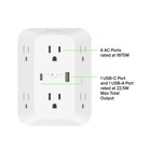 Belkin 6-outlet Surge Protector Power Strip  Etl-listed  Wall-mountable W  6    