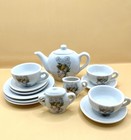 Vintage Japanese 15 Piece Children s Porcelain Tea Set 1960 s