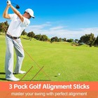 Golf Alignment Sticks  3 Pack 48    Alignment Stick Rods For Golf Training  Coll