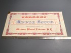 Original Antique Shaker Apple Sauce Label Mt  Lebanon  10  Shakers Folk Art