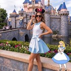 Princess Costume Wrap Skort Dress  Halloween Cosplay Dress  Tennis Dress  Movie