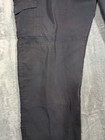 Tru-spec 24-7 Series Black Rip-stop Tactical Cargo Pants Police Fire Size 40x28