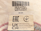 New Oem Motorola Hkn4192c 20ft Power Cable For Apx Xtl Cdm Xpr Radios