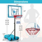 Pool Basketball Hoop 3 8-4 4 Ft Adjustable Poolside Basketballgoal System