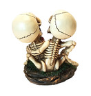  Skeleton Lovers With Heart Skull Figurine Statue Skeleton Halloween