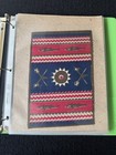  lot 17    Vintage Tobacco Felt Flag Inserts Butterflies Native American