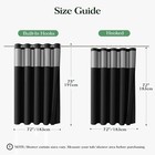 Black Hook Free Shower Curtain   Snap In Fabric Liner With Magnets  Waffle We   