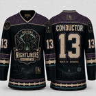 Duskrail Nightliners Custom Hockey Jersey  Haunted Railroad Halloween Gift