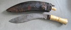 Antique Gurkha Kukri Fighting Knife W sheath 
