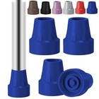 Crutch Tips  4 Pack 7 8 Inch Heavy Duty Rubber Crutch Or Cane Replacement Tips 