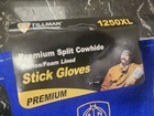 Tillman 1250xl  Premium Split Cowhide Stick Welding Steel Fabrication Gloves New