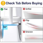 Heavy Duty Bathtub Grab Bar Non-slip Safety Rail Adjustable Clamp Seniors New