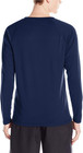 Kanu Surf Men s Rash Guard Long Sleeve Swim Shirts For Men Spf Large  Navy 