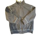 Mini Boden Sherpa-lined Zip-up   Boys Size 5   6y   Charcoal Gray