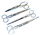 Lot Of Four Scissors Dressmaker Shears  Clauss Hi End Quality Tools Vintage