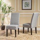 Modern Kitchen Dining Chairs Set Of 2 Upholstered Dinner Room Wood Leg High Back