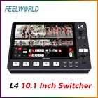 Us Feelworld L4 10 1 touch Screen Video Mixer Switcher 5-channel Camera Sdi Hdmi
