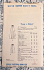 Vtg Uncut ff Vogue Pattern-6797  easy To Make  Ca  1966 One-piece Dress Sz Sm 10