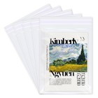 1000 Clear Plastic Cellophane Bags 8 x10  Resealable Self-sealing Cello For Art 