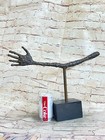 Bizarre Abstract Bronze Sculpture  Hand Signed Statue Odd Figurine Figure Decor