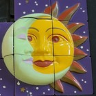 Damert Company Vintage 3d Slide Puzzle Sun Moon 1993 Witchy Whimsy Celestial