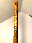  vintage Wooden Flute With Ornate Inlays romania  Very Nice Inlays And Designs
