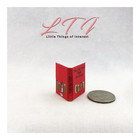 Twas The Night Before Christmas Miniature Book Dollhouse 1 12 Scale Santa 