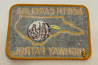 North Carolina Highway Patrol Thick Letters Gold Border Patch Unused