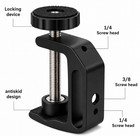 C-clamp 4-pack 1 4   3 8 Thread Aluminum Desktop Mount For Camera Light Studio