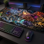 Palworld Friends 2 Playmat Tcg Card Game Mat Gaming Mouse Pad Anime 24x14 In