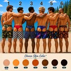 Personalized Funny Cutout Swim Trunks  Prank Men Beach Shorts Size S-5xl