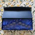 Glass Chanukah Menorah Modern Design In Original Box Hanukkah Jewish Judaica